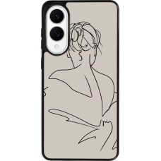 Samsung Galaxy S25 Edge Case Hülle - Silikon schwarz Salnikova 05