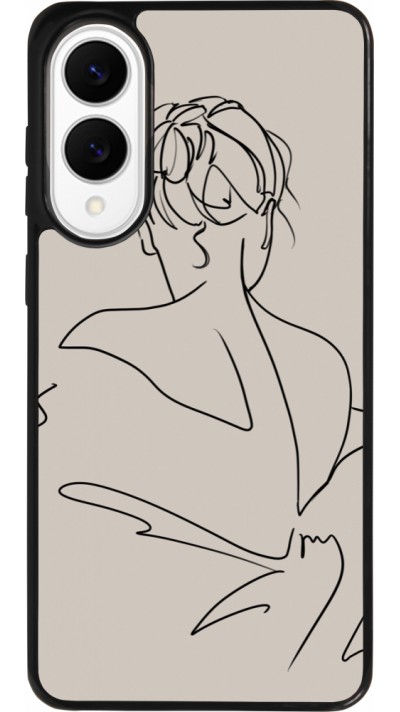 Coque Samsung Galaxy S25 Edge - Silicone rigide noir Salnikova 05