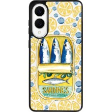 Coque Samsung Galaxy S25 Edge - Silicone rigide noir Sardines in oil 2026