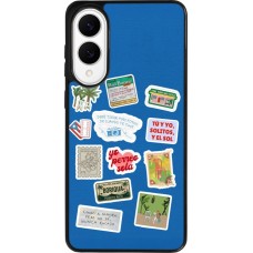 Samsung Galaxy S25 Edge Case Hülle - Silikon schwarz Seals of the Dominican Republic DTMF