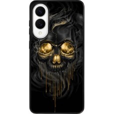 Coque Samsung Galaxy S25 Edge - Silicone rigide noir Skull 02