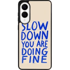 Coque Samsung Galaxy S25 Edge - Silicone rigide noir Slow down 2026