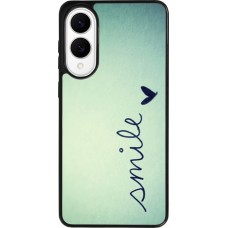 Samsung Galaxy S25 Edge Case Hülle - Silikon schwarz Smile