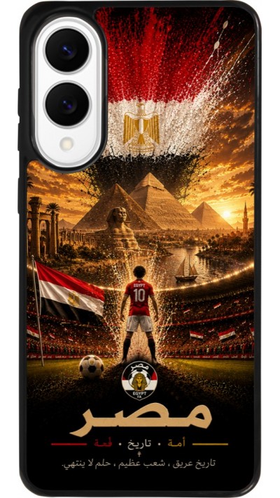 Samsung Galaxy S25 Edge Case Hülle - Silikon schwarz Fussball Ägypten splash 2026