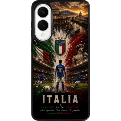 Samsung Galaxy S25 Edge Case Hülle - Silikon schwarz Fussball Italien splash 2026