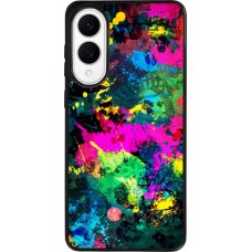 Coque Samsung Galaxy S25 Edge - Silicone rigide noir Splash paint