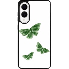 Samsung Galaxy S25 Edge Case Hülle - Silikon schwarz Butterflies Spring 2026