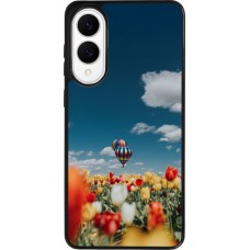 Samsung Galaxy S25 Edge Case Hülle - Silikon schwarz Hot air balloon Spring 2026