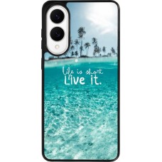 Samsung Galaxy S25 Edge Case Hülle - Silikon schwarz Summer 18 24