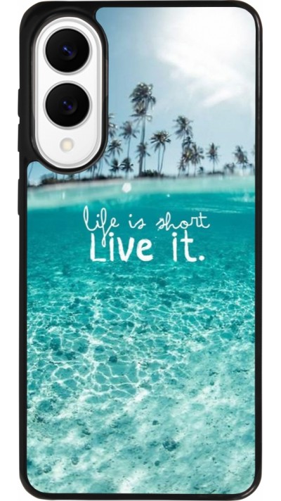 Coque Samsung Galaxy S25 Edge - Silicone rigide noir Summer 18 24