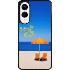 Coque Samsung Galaxy S25 Edge - Silicone rigide noir Summer 2025 Bring me to the beach