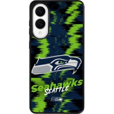 Coque Samsung Galaxy S25 Edge - Silicone rigide noir Super Bowl 26 Seattle 2