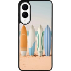 Samsung Galaxy S25 Edge Case Hülle - Silikon schwarz Summer surfboard 2025