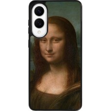 Samsung Galaxy S25 Edge Case Hülle - Silikon schwarz Kunstbild - Mona Lisa - Leonardo de Vinci