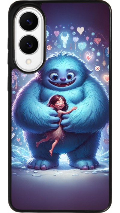 Coque Samsung Galaxy S25 Edge - Silicone rigide noir Valentine 2024 Fluffy Love