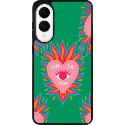 Samsung Galaxy S25 Edge Case Hülle - Silikon schwarz Viva la vida 2026