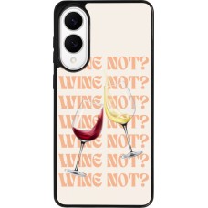 Samsung Galaxy S25 Edge Case Hülle - Silikon schwarz Wine not