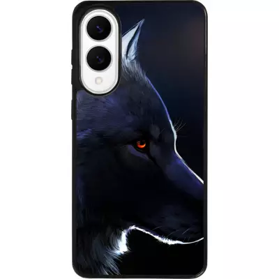 Samsung Galaxy S25 Edge Case Hülle - Silikon schwarz Wolf Shape