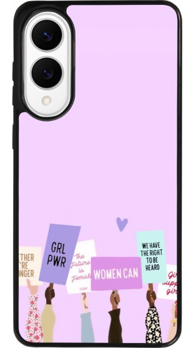 Coque Samsung Galaxy S25 Edge - Silicone rigide noir Womens day 2026 9