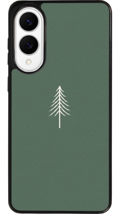 Samsung Galaxy S25 Edge Case Hülle - Silikon schwarz Christmas 22 minimalist tree