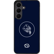 Samsung Galaxy S25 FE Case Hülle - Silikon schwarz Astrologie Krebs