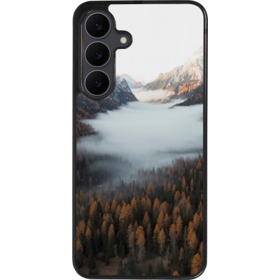 Samsung Galaxy S25 FE Case Hülle - Silikon schwarz Autumn 22 forest lanscape