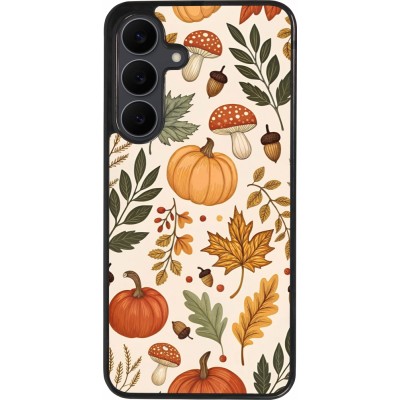 Coque Samsung Galaxy S25 FE - Silicone rigide noir Autumn 25 Autumn pattern