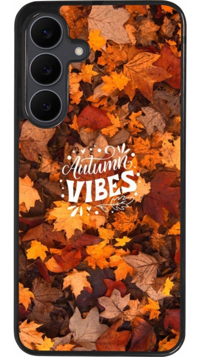 Coque Samsung Galaxy S25 FE - Silicone rigide noir Autumn 25 Autumn vibes