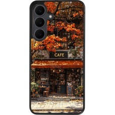 Coque Samsung Galaxy S25 FE - Silicone rigide noir Autumn 25 Coffee shop