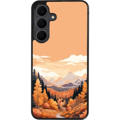 Samsung Galaxy S25 FE Case Hülle - Silikon schwarz Autumn 25 Mountains