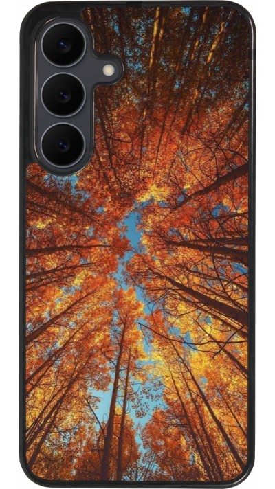Coque Samsung Galaxy S25 FE - Silicone rigide noir Autumn 25 Trees