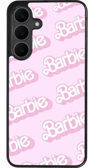 Coque Samsung Galaxy S25 FE - Silicone rigide noir Barbie light pink pattern