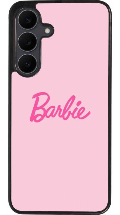 Coque Samsung Galaxy S25 FE - Silicone rigide noir Barbie Text