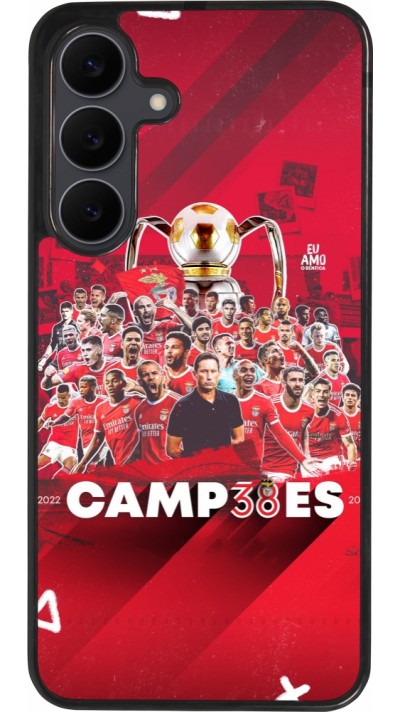 Coque Samsung Galaxy S25 FE - Silicone rigide noir Benfica Campeoes 2023