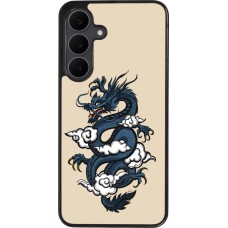 Coque Samsung Galaxy S25 FE - Silicone rigide noir Blue Dragon Tattoo