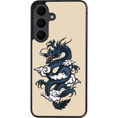 Samsung Galaxy S25 FE Case Hülle - Silikon schwarz Blue Dragon Tattoo
