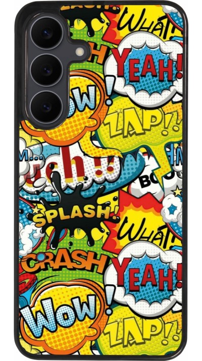 Coque Samsung Galaxy S25 FE - Silicone rigide noir Cartoons slogans