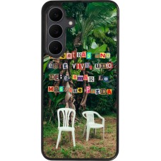 Samsung Galaxy S25 FE Case Hülle - Silikon schwarz Chairs DTMF