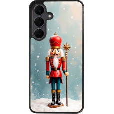 Coque Samsung Galaxy S25 FE - Silicone rigide noir Christmas 25 Nutcracker Snow