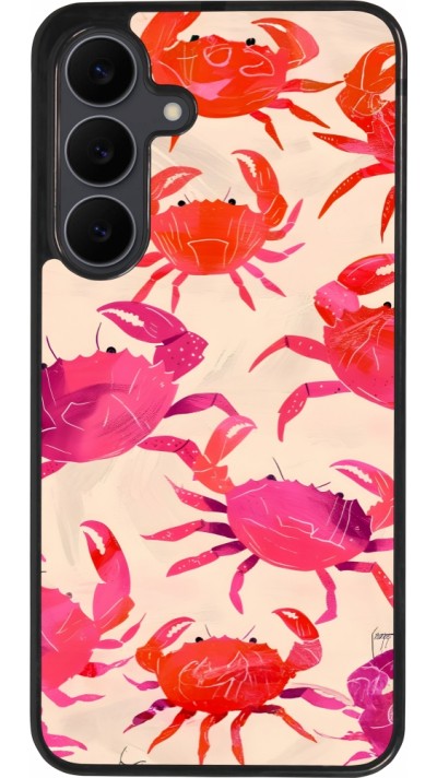 Coque Samsung Galaxy S25 FE - Silicone rigide noir Crabs Paint