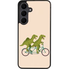 Samsung Galaxy S25 FE Case Hülle - Silikon schwarz Dinosaurs on bikes 2026