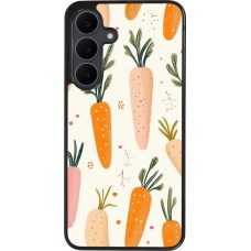 Samsung Galaxy S25 FE Case Hülle - Silikon schwarz Easter 2026 Illustration carrots