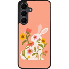 Samsung Galaxy S25 FE Case Hülle - Silikon schwarz Easter 2026 Rabbit collage