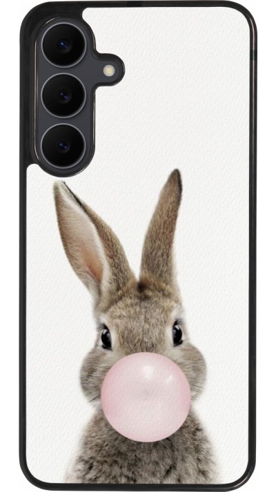 Coque Samsung Galaxy S25 FE - Silicone rigide noir Easter 2023 bubble gum bunny