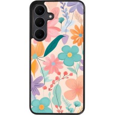 Coque Samsung Galaxy S25 FE - Silicone rigide noir Easter 2024 spring flowers