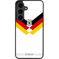 Coque Samsung Galaxy S25 FE - Silicone rigide noir Maillot de football Allemagne 2026 personnalisable