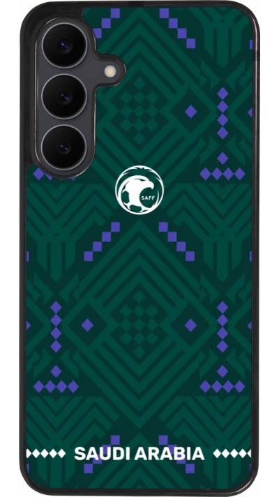 Samsung Galaxy S25 FE Case Hülle - Silikon schwarz Saudi Arabien 2026 personalisierbares Fussballtrikot