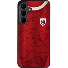 Coque Samsung Galaxy S25 FE - Silicone rigide noir Maillot de football Autriche personnalisable