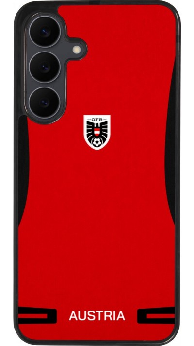 Samsung Galaxy S25 FE Case Hülle - Silikon schwarz O?sterreich 2026 personalisierbares Fussballtrikot