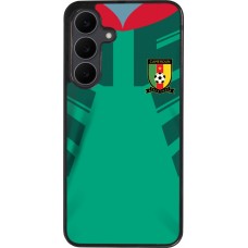 Samsung Galaxy S25 FE Case Hülle - Silikon schwarz Kamerun 2022 personalisierbares Fussballtrikot